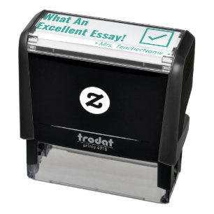 "Was für ein ausgezeichneter Essay!" Tutor Rubber Permastempel