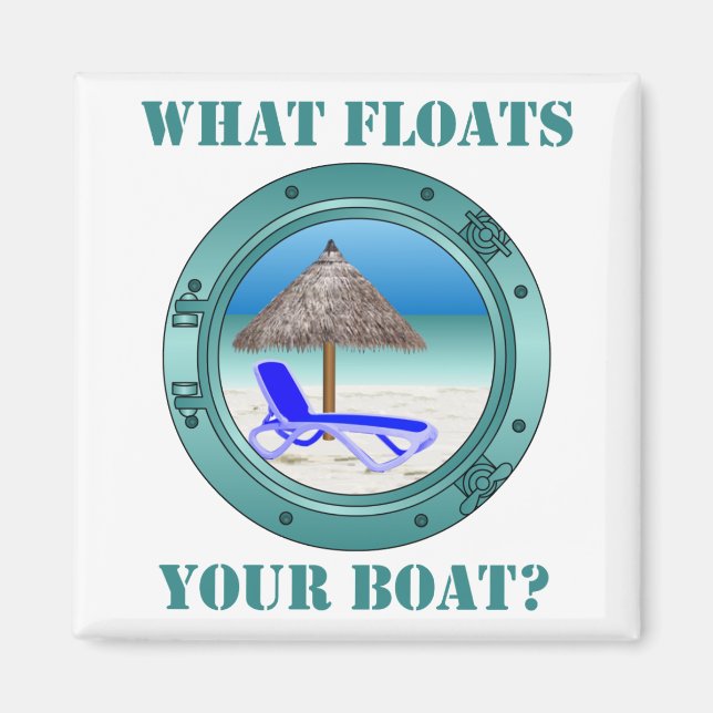 Was für ein Boot Magnet (Vorne)