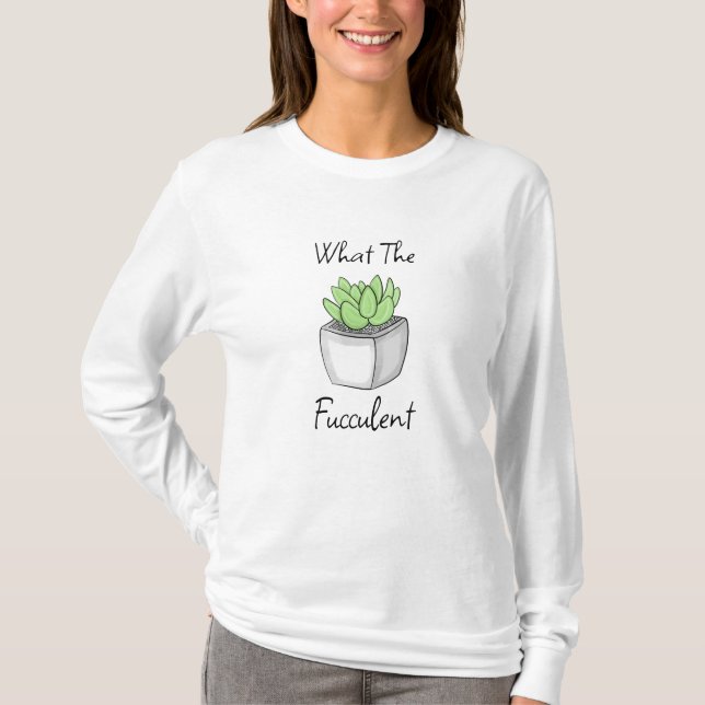 Was für ein Brennstoff | Funny Succulent Pub T-Shirt (Vorderseite)