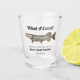 Was für ein Fisch Pike Hochzeit Datum Gefälligkeit Schnapsglas