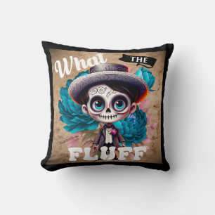 Was für ein Fluff Sugar Skull Kissen