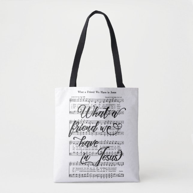 Was für ein Freund wir in Jesus haben, Hymne Tasche (Vorderseite)