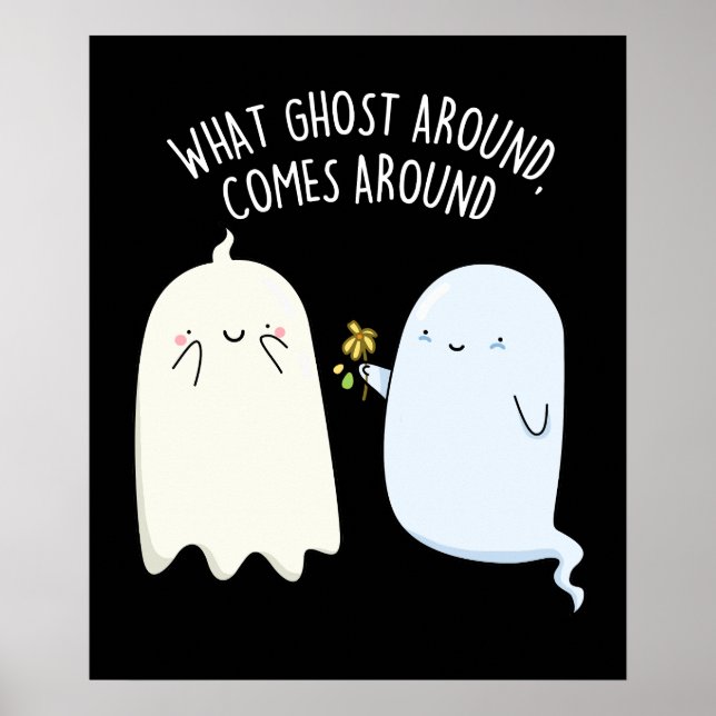 Was für ein Geist um Halloween kommt Poster (Vorne)