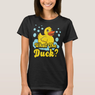 Was für ein gelber Duckkautschuk-Ducky-Quack T-Shirt