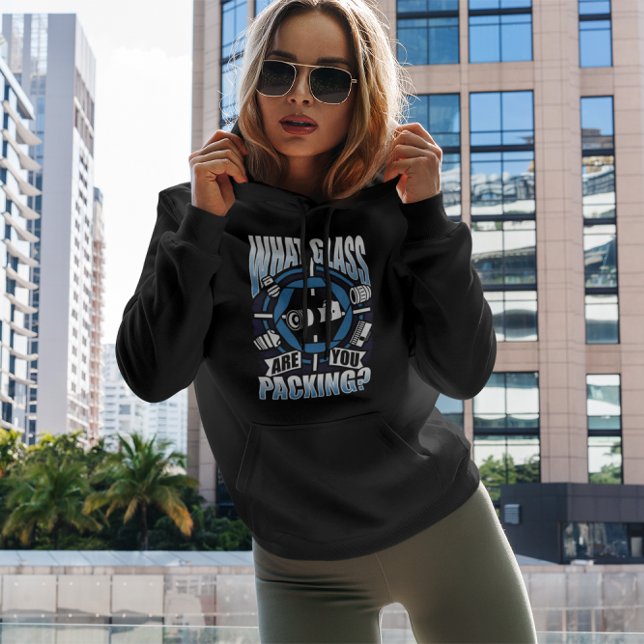 Was für ein Glas verpackst du - Funny Camera Lens Hoodie (Von Creator hochgeladen)