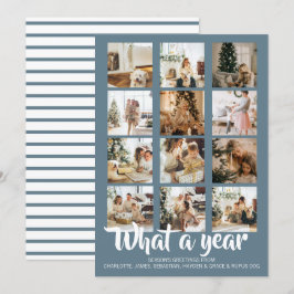 Was für ein Jahr Foto Weihnachten Personalisiert