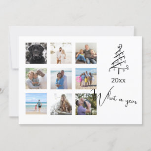 Was für ein Jahr Foto Weihnachten Personalisiert