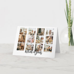Was für ein Jahr Foto Weihnachten Personalisiert