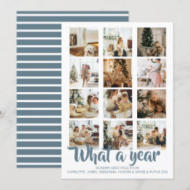 Was für ein Jahr Foto Weihnachten Personalisiert