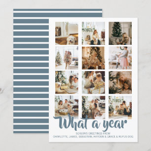 Was für ein Jahr Foto Weihnachten Personalisiert