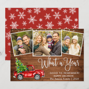Was für ein Jahr Weihnachten Red Farm LKW 3 Foto