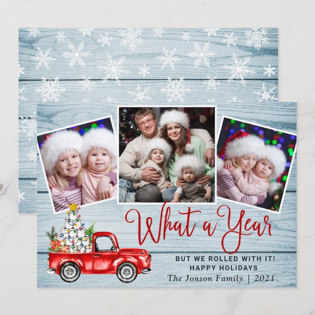 Was für ein Jahr Weihnachten Red Farm LKW 3 Foto (Vorne/Hinten)