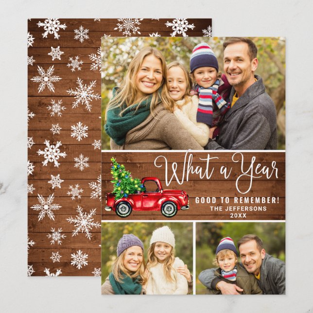 Was für ein Jahr Weihnachten Red Farm LKW 3 Foto (Vorne/Hinten)