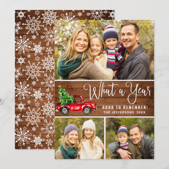 Was für ein Jahr Weihnachten Red Farm LKW 3 Foto B (Vorne/Hinten)