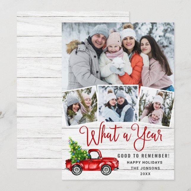 Was für ein Jahr Weihnachten Red Farm LKW 4 Foto (Vorne/Hinten)