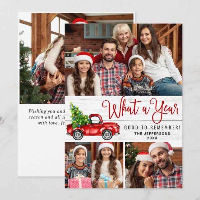 Was für ein Jahr Weihnachten Red Farm LKW 4 Foto (Vorne/Hinten)