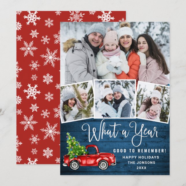 Was für ein Jahr Weihnachten Red Farm LKW 4 Foto (Vorne/Hinten)