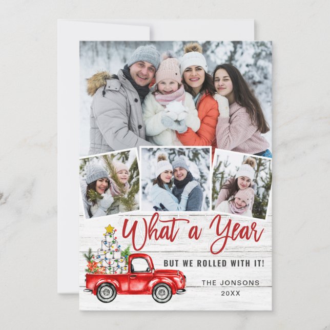 Was für ein Jahr Weihnachten Red Farm LKW 4 Foto (Vorderseite)