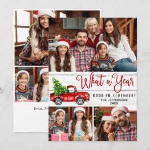 Was für ein Jahr Weihnachten Red Farm LKW 6 Foto