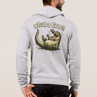 Was für ein Krokodil Hoodie - Lustiges Papa-Monogr