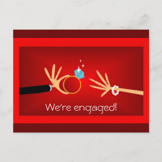 WAS FÜR EIN ROCK! -Rot Einladungspostkarte