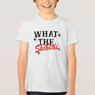 Was für ein Skibidi Tri-Blend Shirt