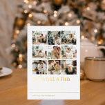 Was für ein Spaß | Collage Foto | Happy Holiday Folien Feiertagskarte<br><div class="desc">Was für ein Spaß | Collage Foto | Happy Holiday</div>