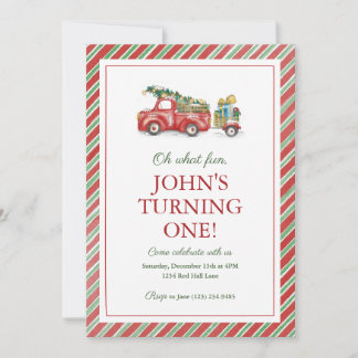 Was für ein Spaß! Einladung zum ersten Geburtstag