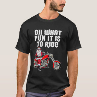 Was für ein Spaß es ist, den Weihnachtsmann auf ei T-Shirt