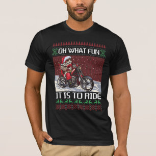 Was für ein Spaß es macht, mit dem Motorrad von T-Shirt