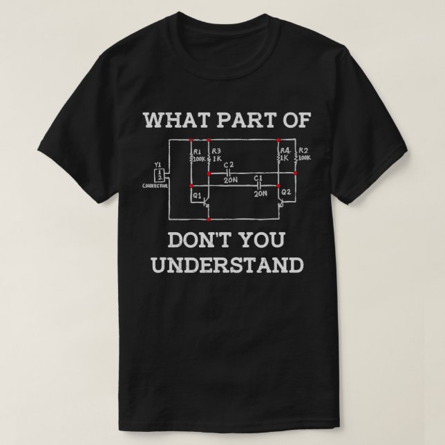 Was für ein Teil der Karte Sie verstehen T-Shirt (Design vorne)