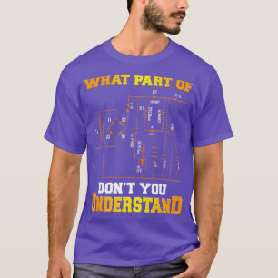 Was für ein Teil des elektrischen Diagramms Elektr T-Shirt