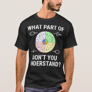 Was für ein Teil des Gesetzes des lustigen Elektr T-Shirt