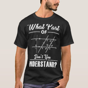 Was für ein Teil des Mathematiklehrers Nerd Math J T-Shirt