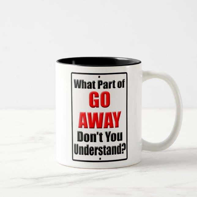 Was für ein Teil des Weges Zweifarbige Tasse (Rechts)