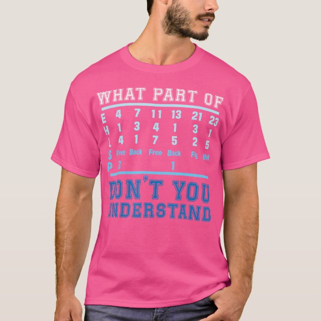 Was für ein Teil verstehen Sie nicht, dass ein Tea T-Shirt (Vorderseite)