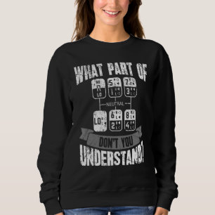 Was für ein Teil verstehen Sie nicht LKW D? Sweatshirt