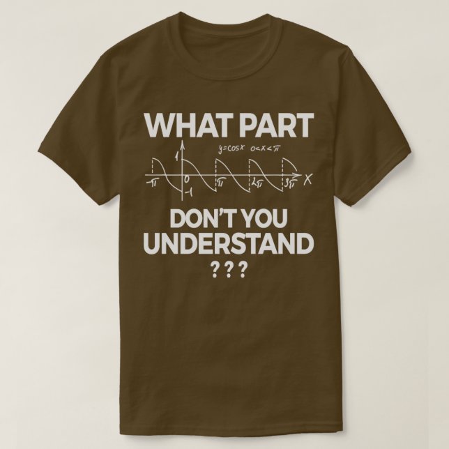 Was für ein Teil von Dont Sie verstehen Funny4 T-Shirt (Design vorne)