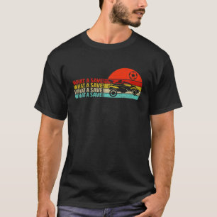 Was für ein Vintages Retro-Raketensoccer-Auto Gere T-Shirt