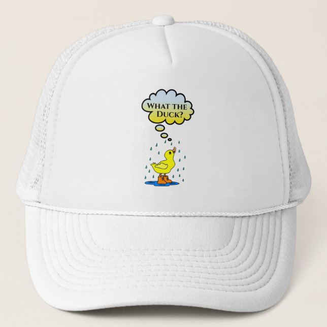 Was für eine Ente? Trucker Hat Truckerkappe (Vorderseite)