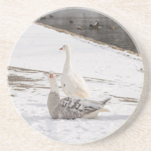 Was für eine Gans Getränkeuntersetzer