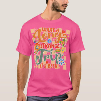 Was für eine lange Reise es war 70er Hippie Camp T-Shirt