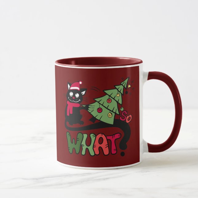 Was für eine lustige Weihnachtsfeier Tasse (Rechts)