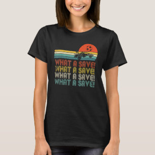 Was für eine Rettung Vintage Retro Rocket Soccer C T-Shirt