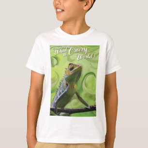 Was für eine verrückte Welt - eine besondere Lizar T-Shirt