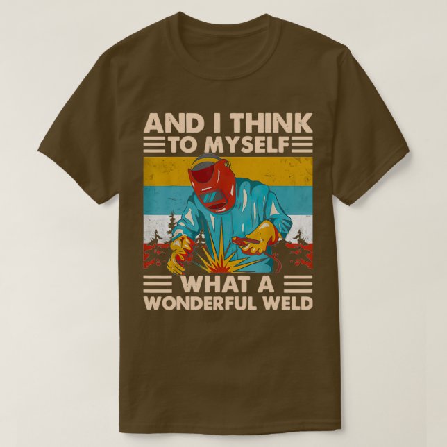 Was für eine wunderbare Welt T-Shirt (Design vorne)