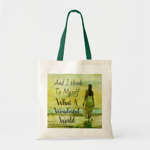 Was für eine wunderbare Welt-Tote-Tasche Tragetasche