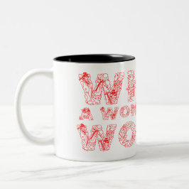 Was für eine wunderbare Welt Zweifarbige Tasse