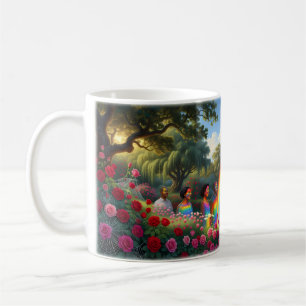 Was für eine wundervolle Welt – Rainbow Joy Tasse