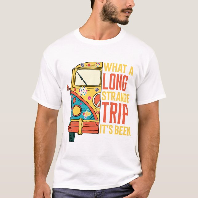Was-für-lange-seltsame Reise T-Shirt (Vorderseite)